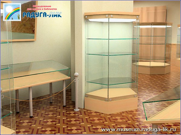 Дизайн-проект нестандартных витрин музея МГУ